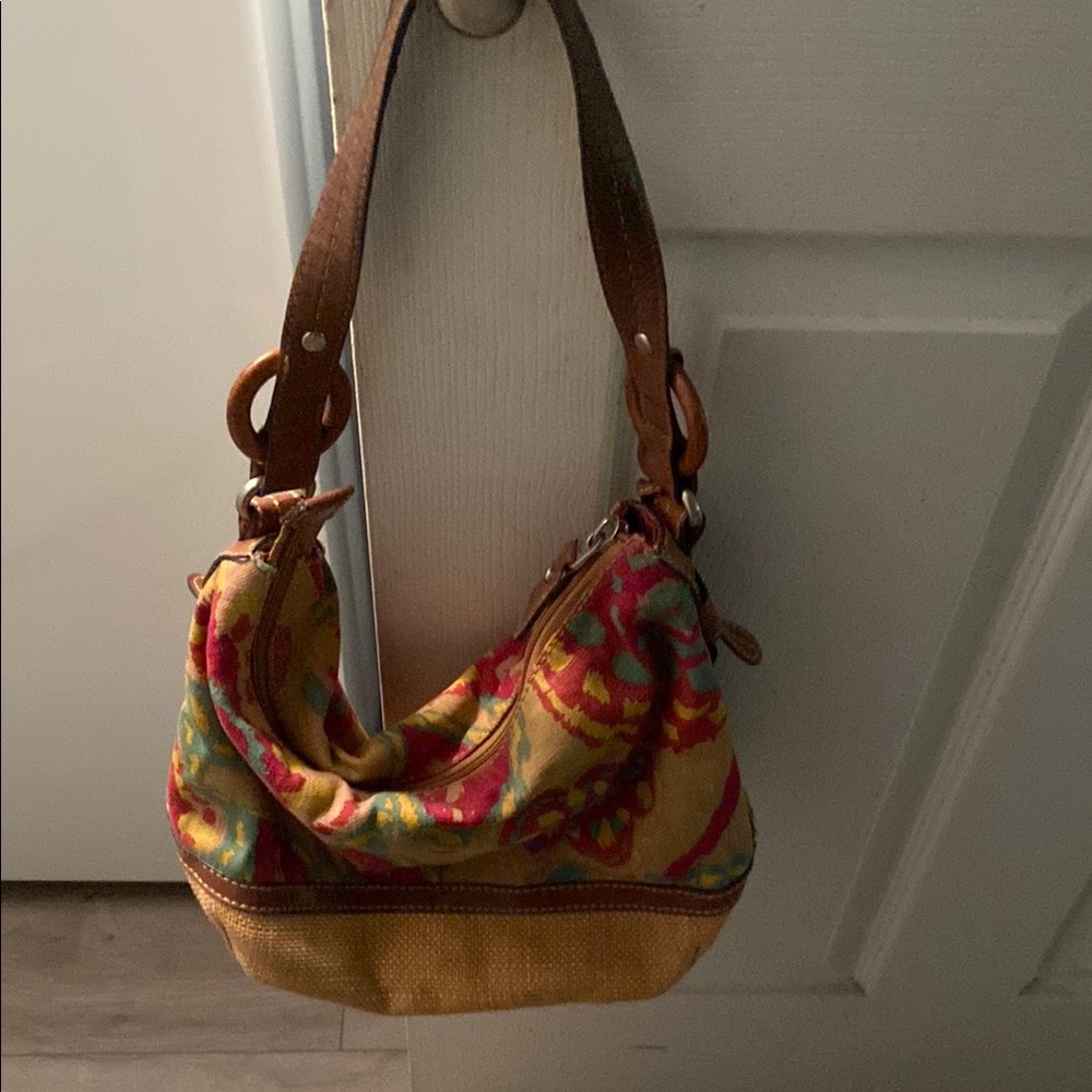 Fossil Vibrant Hobo Bag with wicked bottom